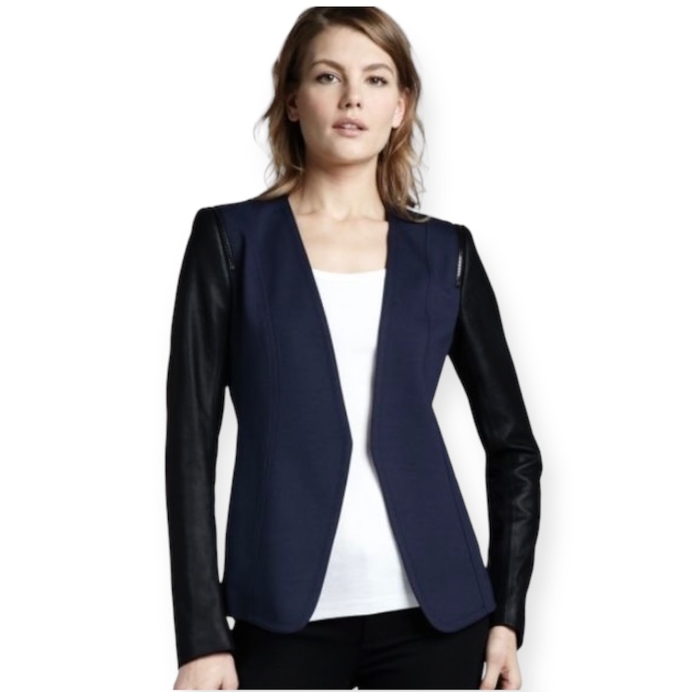 Women's Navy and Black Jacket